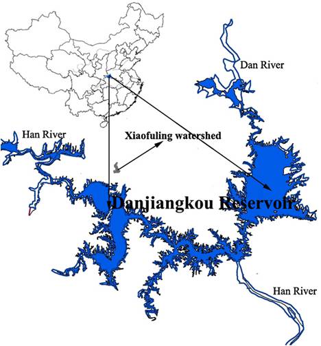 丹江口水库及试验区位置示意图图片